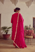Lehr - Pink Kurta, Pant and Dupatta Set