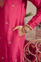 Lehr - Pink Kurta, Pant and Dupatta Set