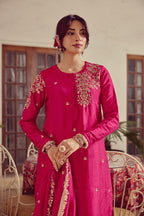Lehr - Pink Kurta, Pant and Dupatta Set