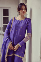 Alara - Purple Kurta & Sharara Set