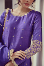Alara - Purple Kurta & Sharara Set