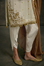 Ira - Ivory Zardozi Kurta Pant Set
