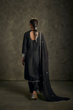 Noorvat - Black  Zardozi Kurta Salwaar Dupatta Set