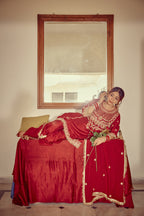 Naqsh - Red Kurta Sharara Set
